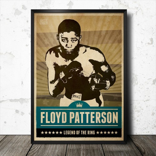 Floyd patterson boxing art - patterson,
