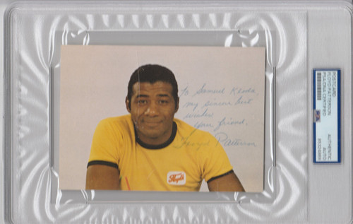 Autographed floyd patterson - autographed,