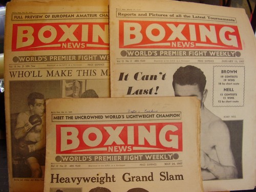 Job lot vintage boxing - job, x