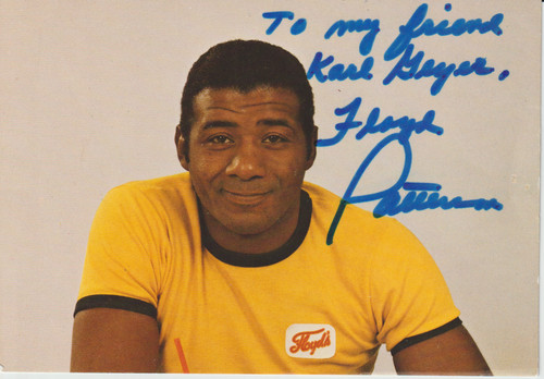 Floyd patterson orig sign - floyd, patterson,