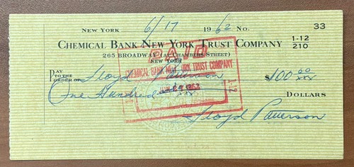 Floyd patterson signed rare - signed,