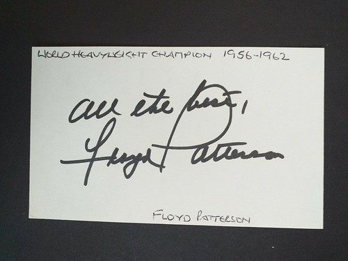 Signed card floyd - by,