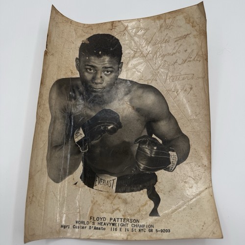 Floyd patterson signed 1967 - floyd,