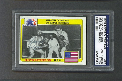 Floyd patterson signed 1983 - patterson,