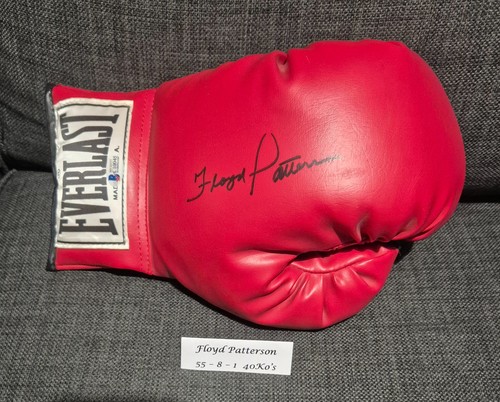 Floyd patterson signed - signed, boxing